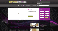 Desktop Screenshot of prague-properties.com